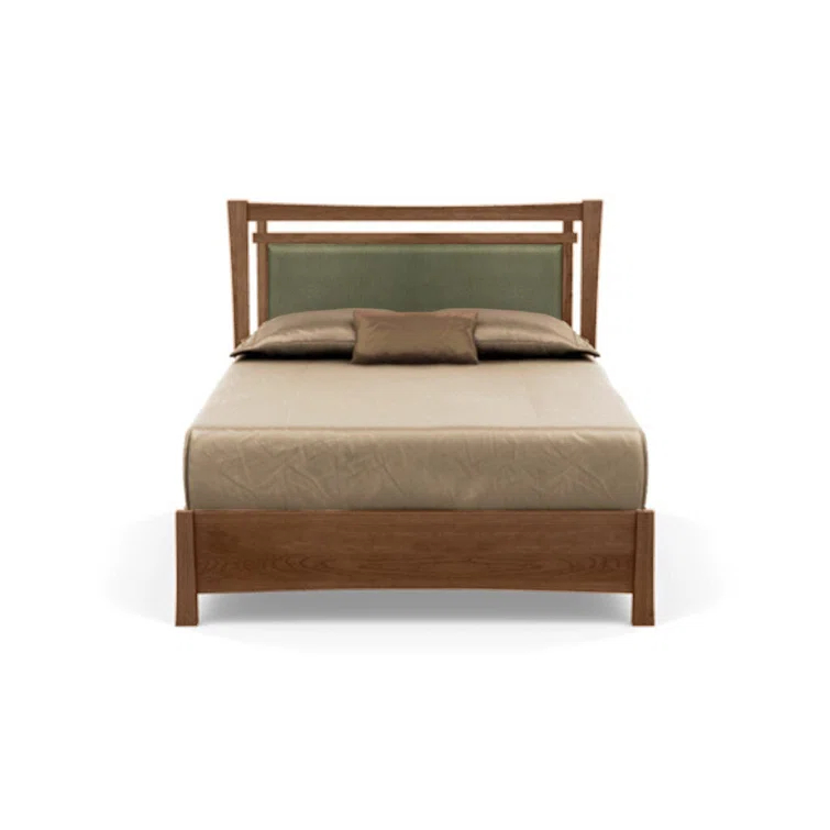 Sand Microfiber Upholstered Full Bed with Storage Drawers