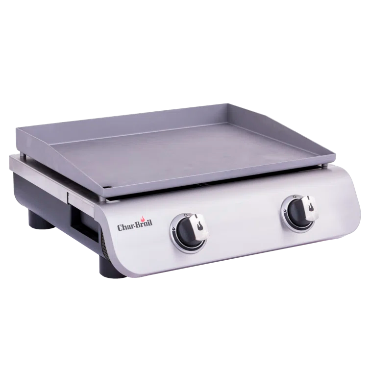 Charbroil 2-Burner Table Top Portable Flat Top Gas Griddle