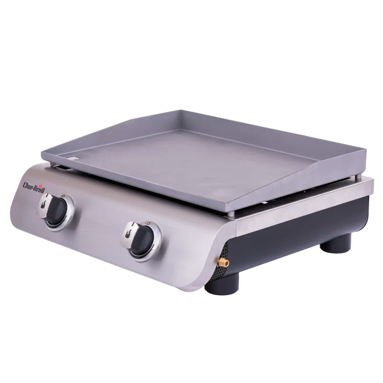 Charbroil 2-Burner Table Top Portable Flat Top Gas Griddle