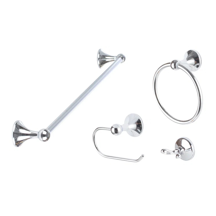 4 - Piece Bathroom Hardware Set