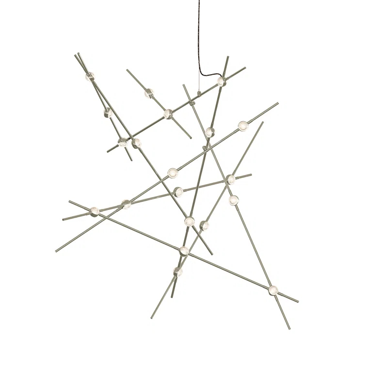 Constellation 20 - Light Dimmable LED Sputnik Modern Linear Chandelier