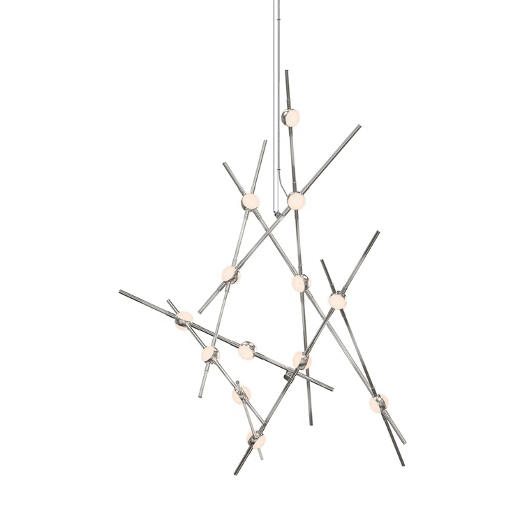 Constellation 13 - Light Dimmable LED Sputnik Modern Linear Chandelier