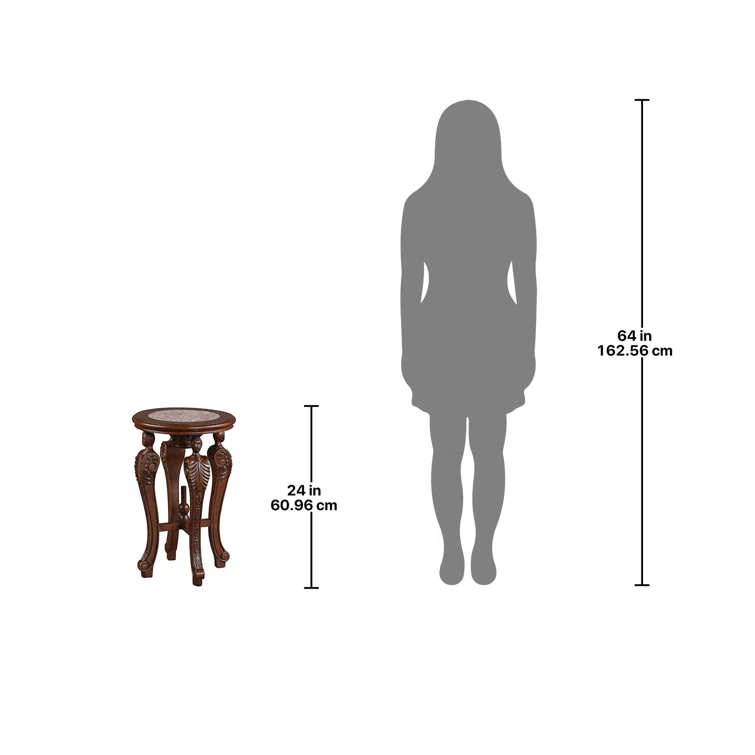 Caryatid End Table