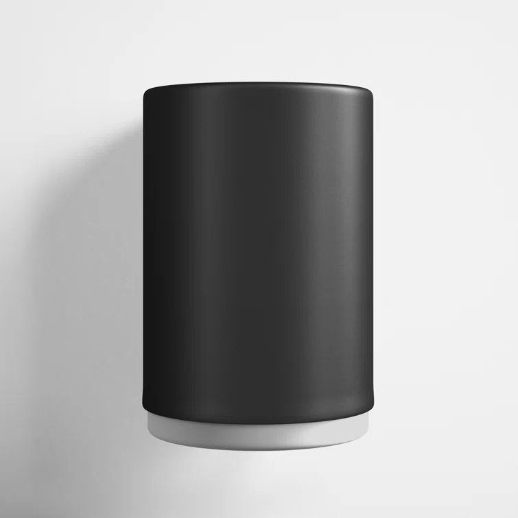Fitzgerald Single Light Steel Dimmable Flush Mounted Sconce