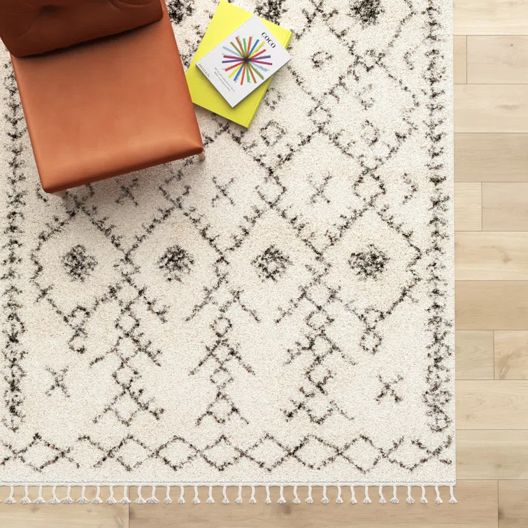 Mossy Charcoal/Beige Rug