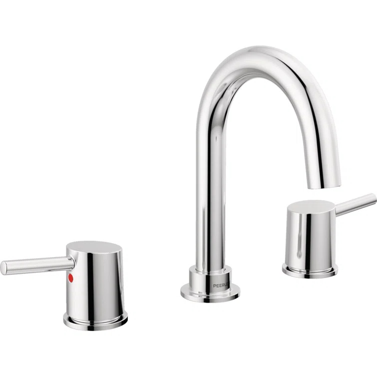 Precept Widespread 2-handle Bathroom Faucet with Drain Assembly