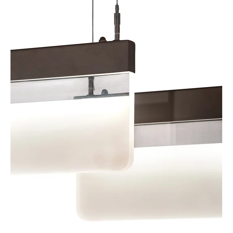 Lineal 5 - Light Bronze LED Cluster Pendant