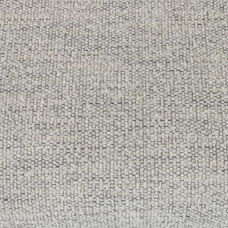 Light Grey Sling Armchair with Gunmetal Frame