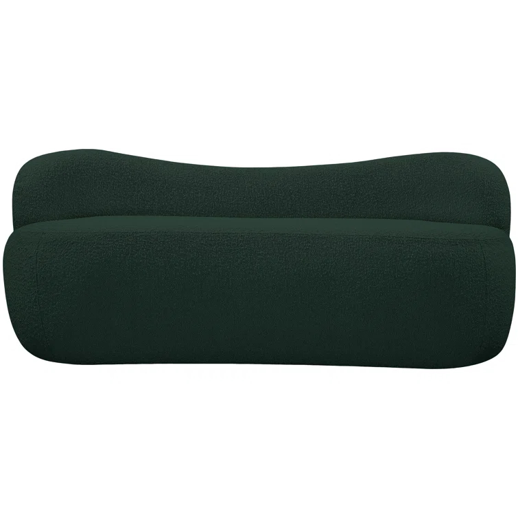 Jimmey Flair Boucle Fabric Bench