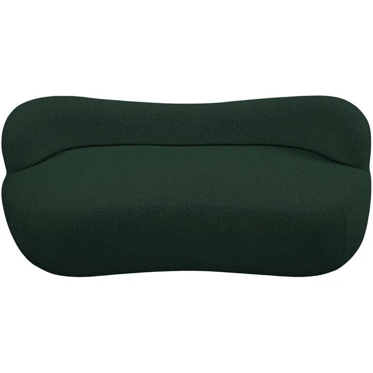 Jimmey Flair Boucle Fabric Bench