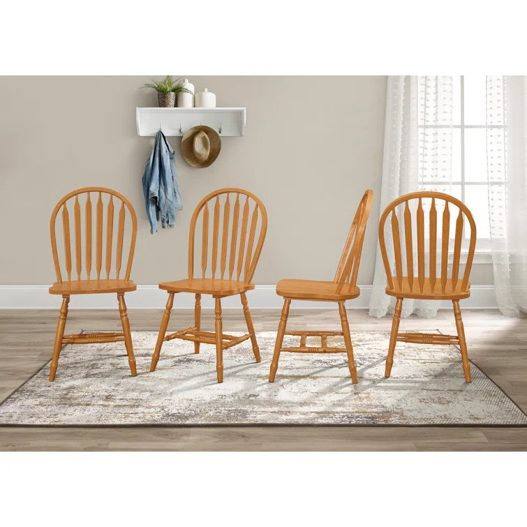 Solid Wood Windsor Back Side Chair
