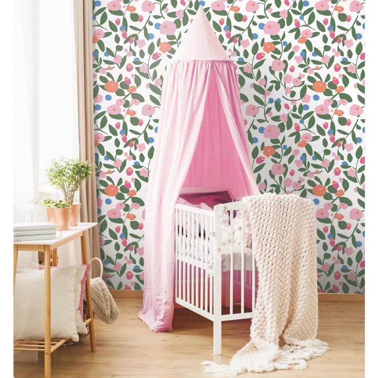 Kensington Peel & Stick Floral Roll