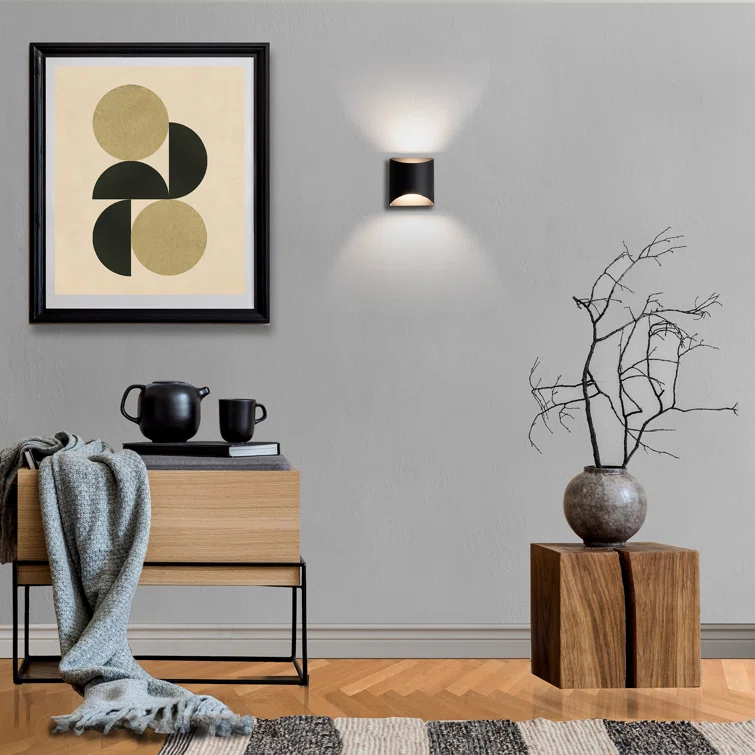 Duet 5.5" LED Wall Sconce With Built-in Color Temperature Adjustability (2700K-3000K-3500K)
