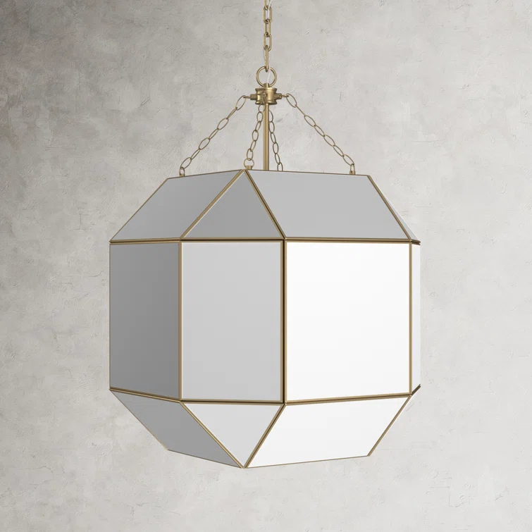 Reid 4 Light Glass Dimmable Pendant