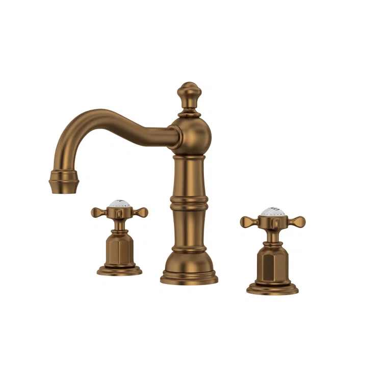 Edwardian Widespread Lavatory Faucet With Column Spout