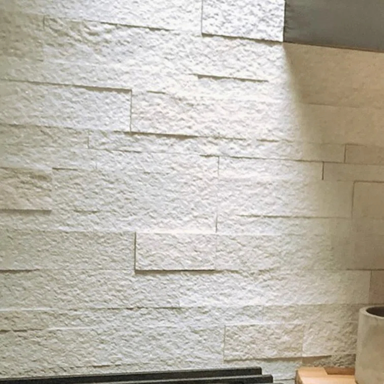 5.9'' W x 23.6'' L Natural Stone Peel and Stick Mosaic Tile