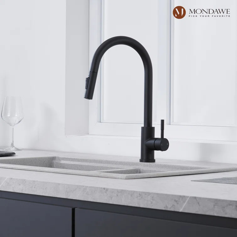 Mondawe Pull Down Kitchen Faucet