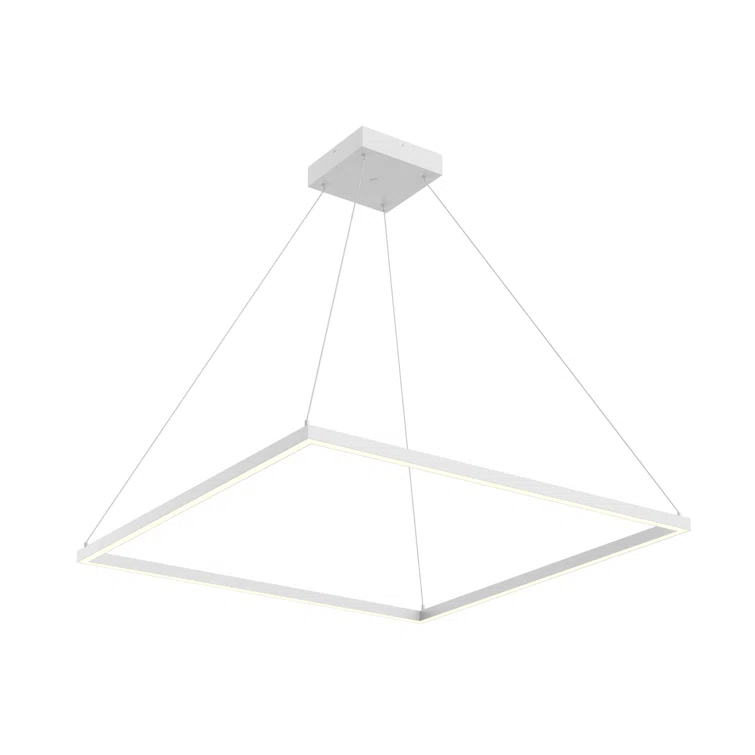 Piazza Dimmable LED Square / Rectangle Chandelier