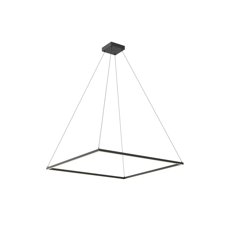Piazza Dimmable LED Square / Rectangle Chandelier