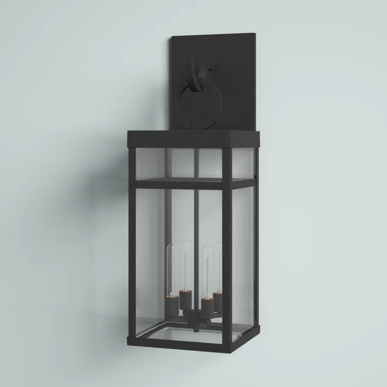 Porter 4 - Bulb 35.25'' H Outdoor Wall Lantern By Lisa McDennon