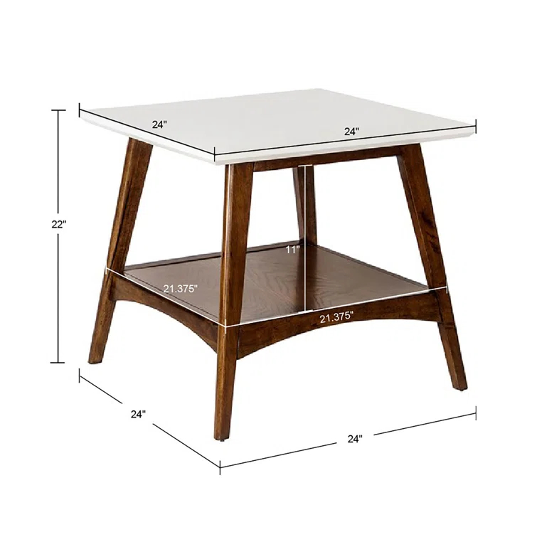 Parker End Table with storage
