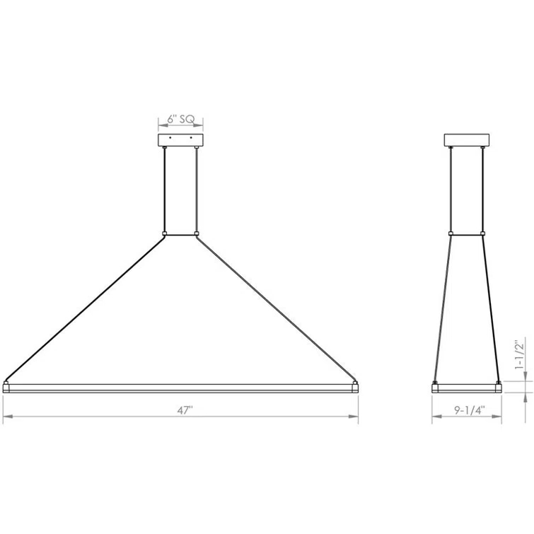 Stix 1 - Light LED Unique/Statement Pendant