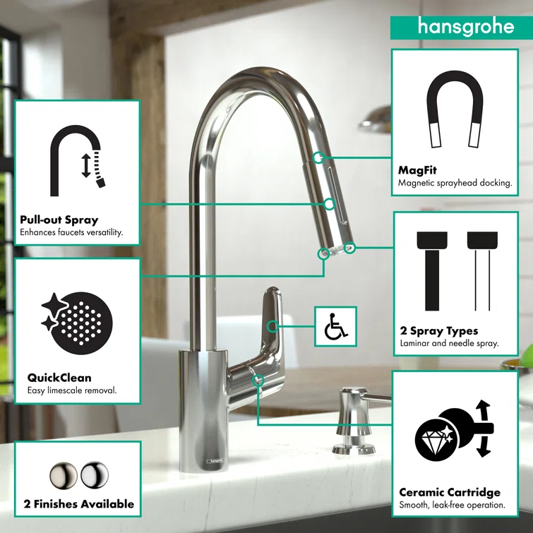 Focus Single Handle Kitchen Faucet