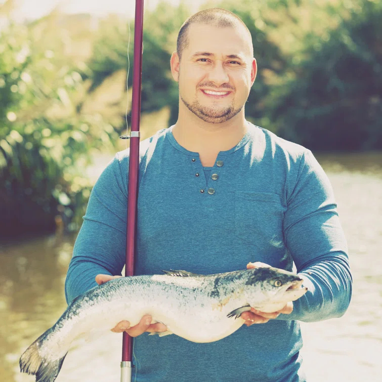 Fishing Rack Plastic Holder for 16 Rods - Organizer Stand for Home or Garage by Wakeman Outdoors