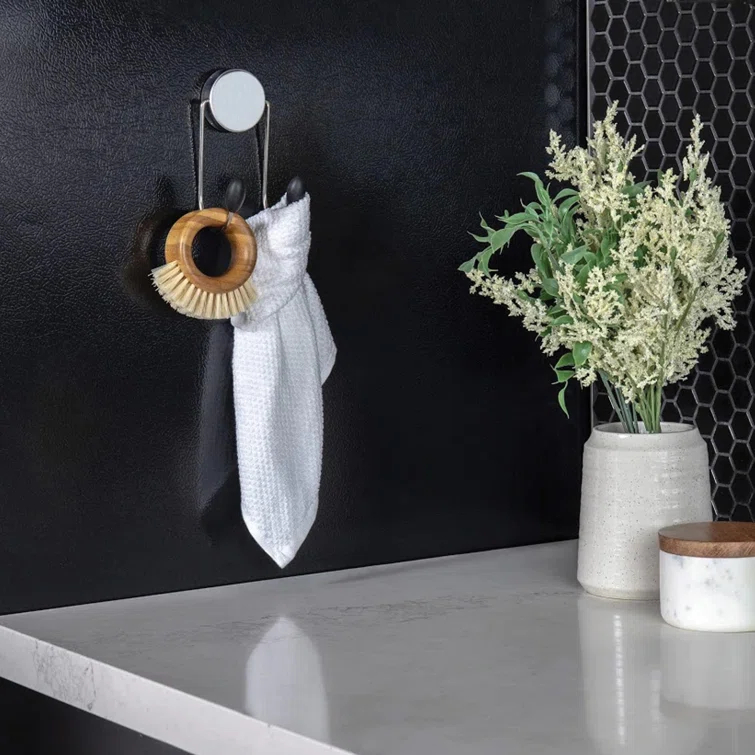 Stainless Steel Magnetic Wall Mounted Hook Rack