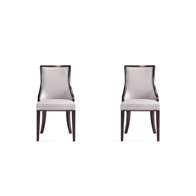 Faux Leather Upholstered Side Chair