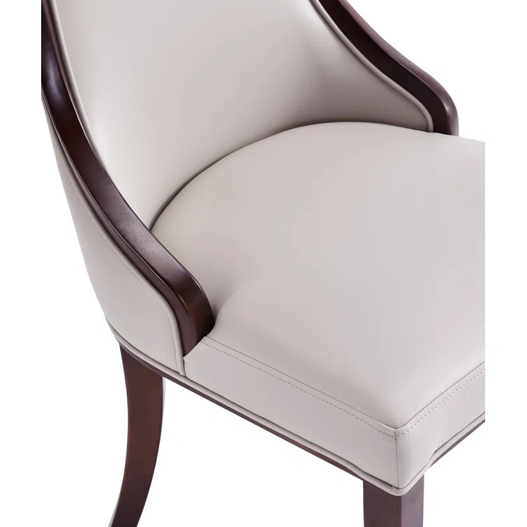 Faux Leather Upholstered Side Chair