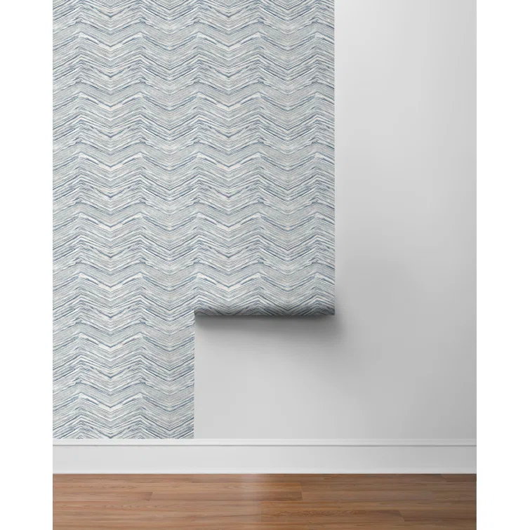 Wood Chevron Peel & Stick Chevron Roll