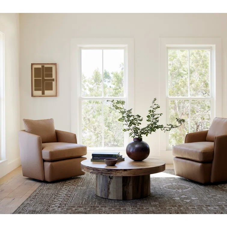 Hand-Knotted Brown Wool Rectangular Area Rug 10' x 14'