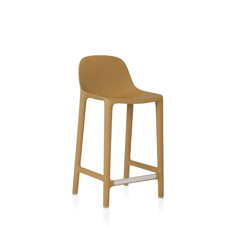 Natural Wood and Metal 24'' Counter Stool