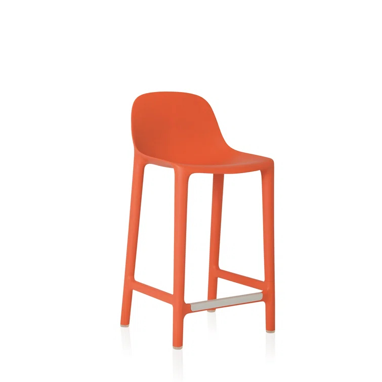 Natural Wood and Metal 24'' Counter Stool