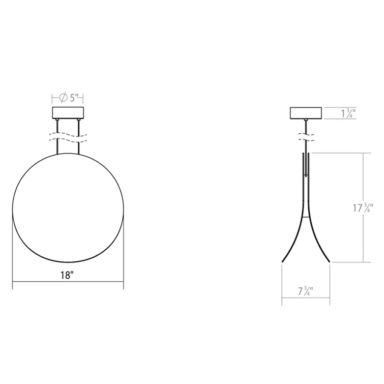 Malibu Discs 1 - Light LED Unique/Statement Pendant