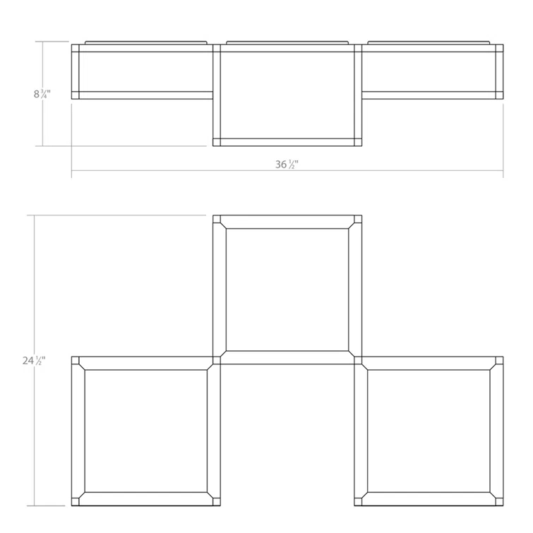Cubix LED Flush Mount