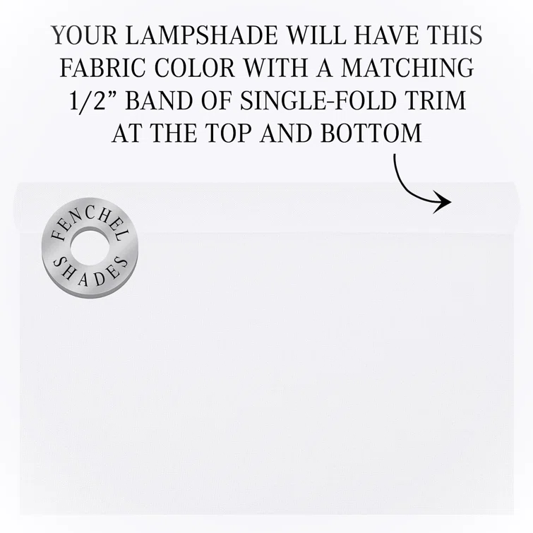 10.5" H x 16" W Linen Empire Lamp Shade ( Spider )