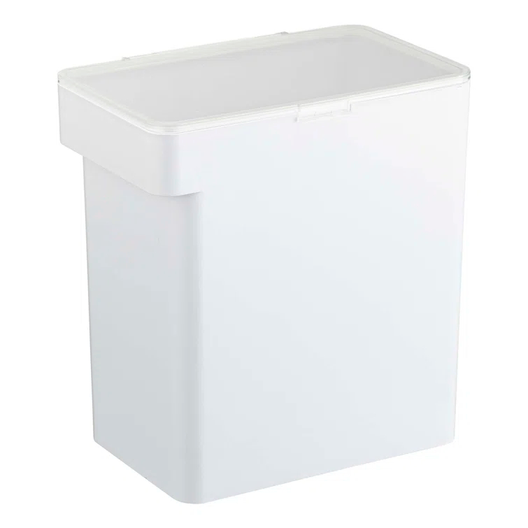Yamazaki Home Airtight Pet Food Large Storage Container With Transparent Lid, 3.2 gallons