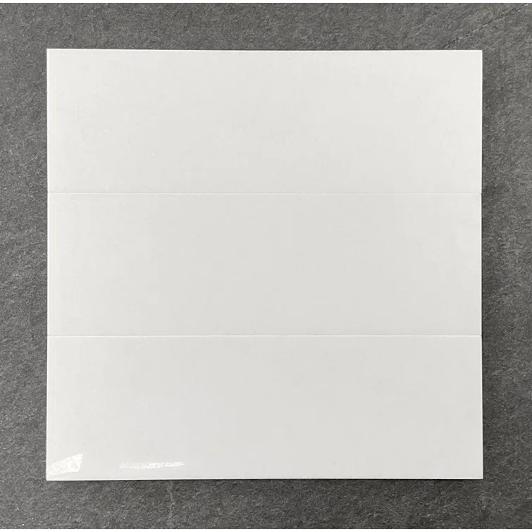 4" x 12" Thassos White Marble Subway Wall & Floor Tile