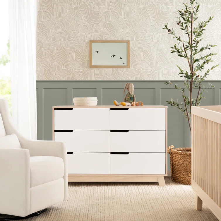 Hudson 6 Drawer 48" W Double Dresser