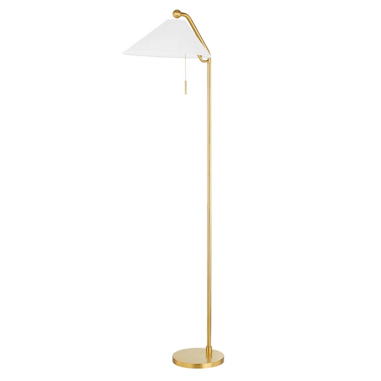 Rex Floor Lamp - Antique Brass