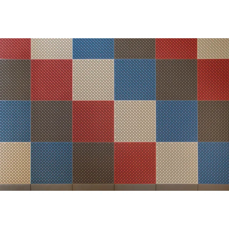 Quix Tile Quix Interlocking Indoor/Outdoor Floor Tiles, Patio Flooring, Garage Tile, Decorative Mat, Sport Courts