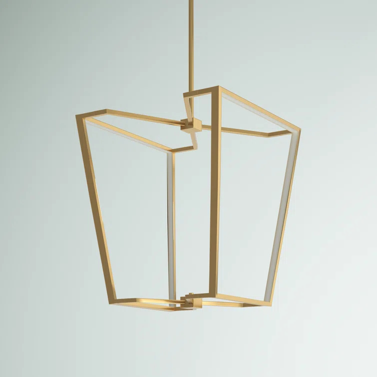 Skiba Dimmable LED Lantern Geometric Chandelier