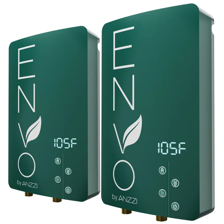 ANZZI WH-AZ146-M2-2PK 240 Electric Tankless Water Heater (Set of 2)