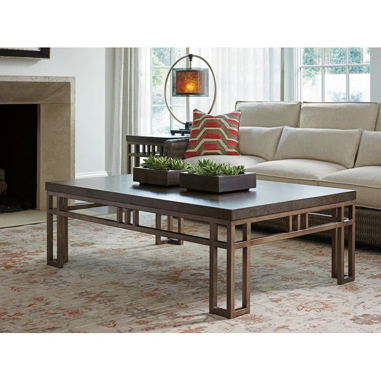 Cypress Point Montera Travertine Cocktail Table