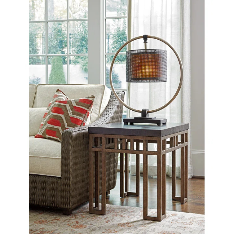 Cypress Point Montera Travertine End Table