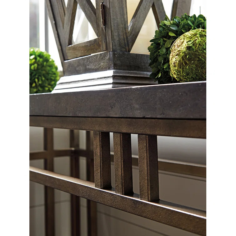 Cypress Point 54'' Stone Top Console Table