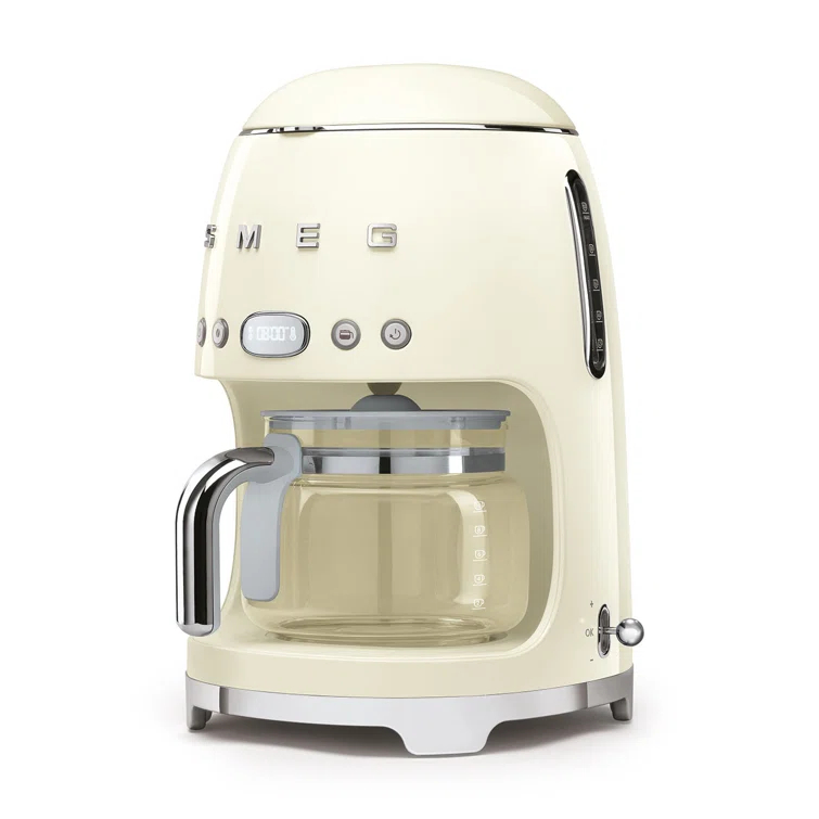 SMEG 50's Retro Style 10-Cup Drip Coffee Machine with Filter