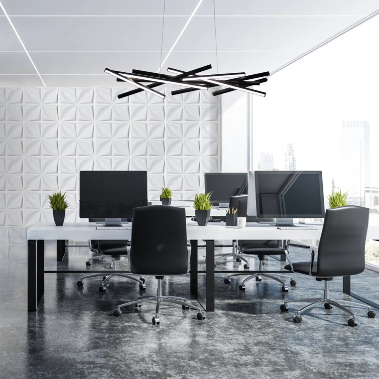 Parallax LED Dimmable Linear Pendant 3000K